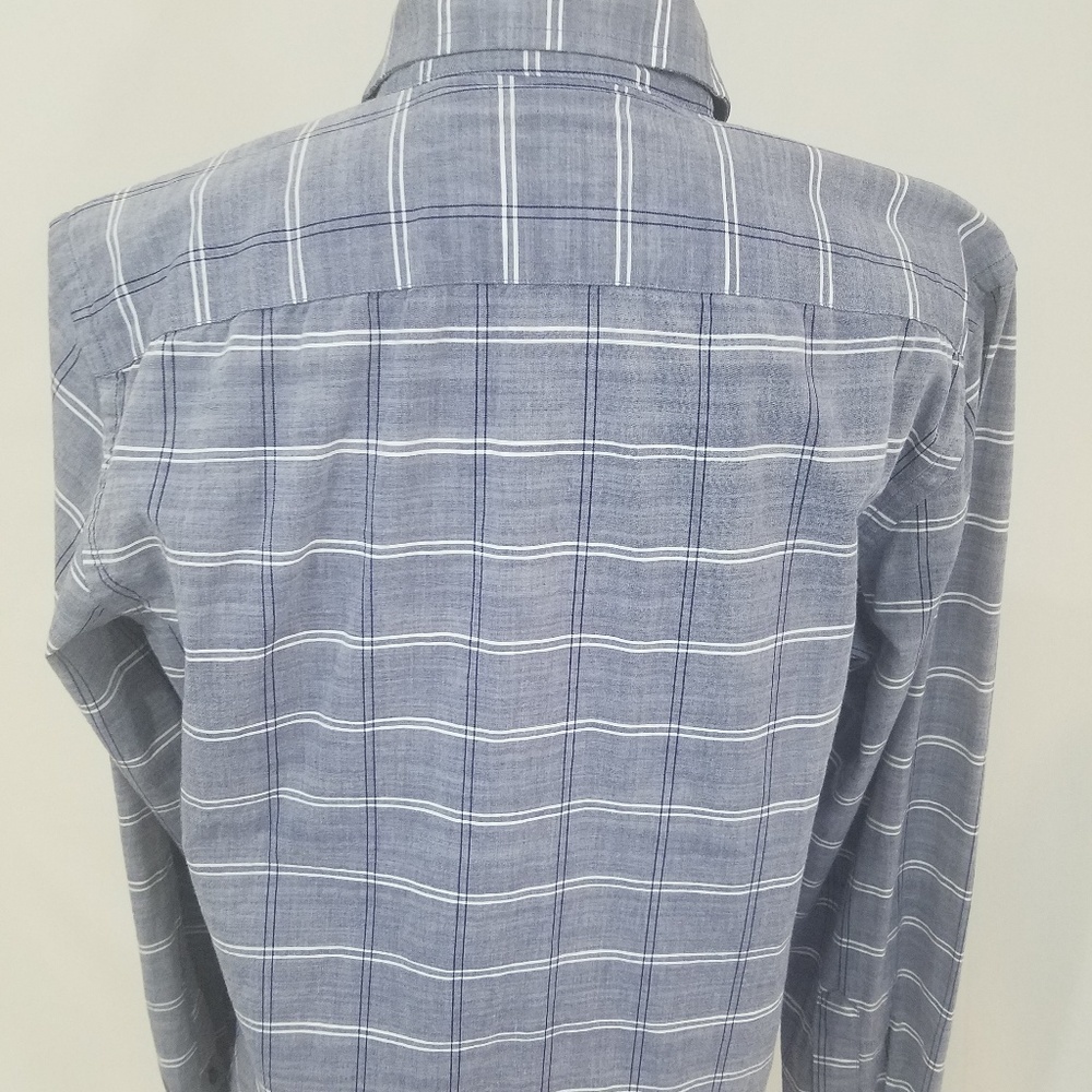 Plaid Banana Republic button front dress shirt - Picture 2 of 4